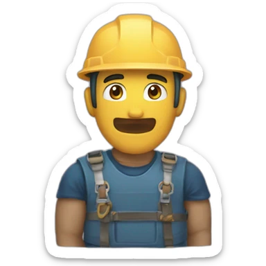 máquinaria pesada minera sticker