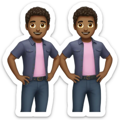 herbert twins sticker