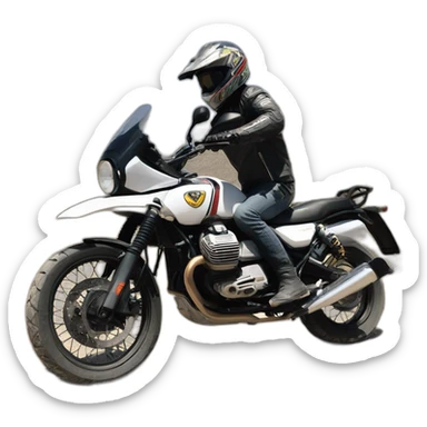 Moto Guzzi enduro sticker