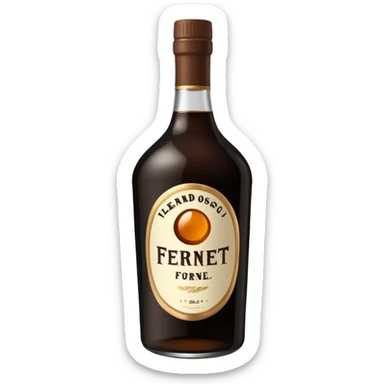 Botella de fernet sticker