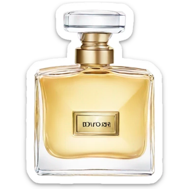Dior parfume sticker