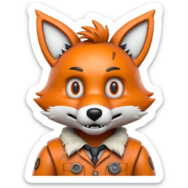 FNAF FOX'ta sticker