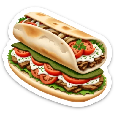 gyros shawarma sticker