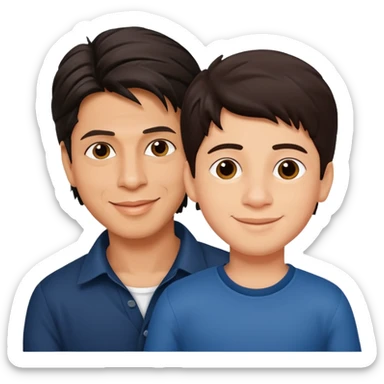 Shah Rukh Khan and Boy together sticker