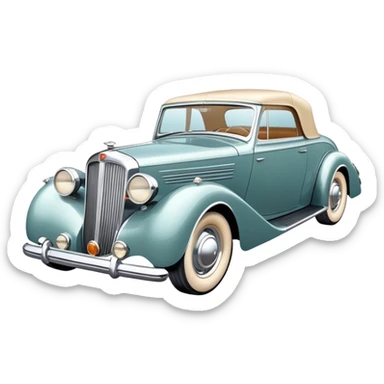 1920 VITAGE CAR sticker