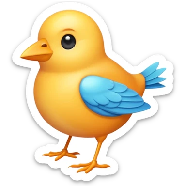 3D icon symbolizing early bird, morning order and freshness, single object, modern and clean style, soft lighting, isolated, no background
 sticker