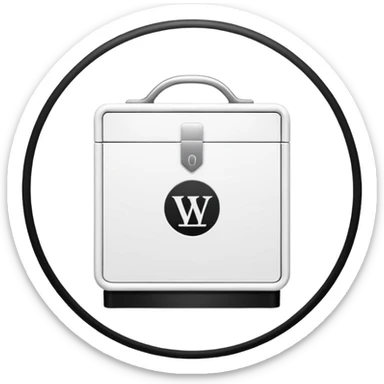 archive with vanity invites links and their history, white logo sticker