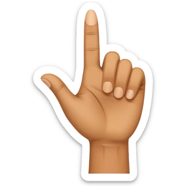 Daumen der nach rechts zeigt sticker