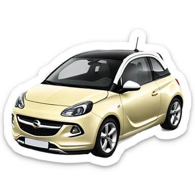 opel adam rocks cream de face sticker