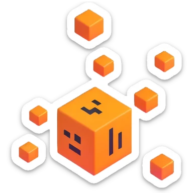 geometry dash cube jumping sticker