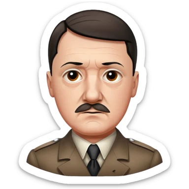 adolf hitler swastika sticker