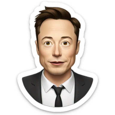 elon musk doing drugs, for educational purposes only, inclusiveness and positive, LGTBQ+ sticker