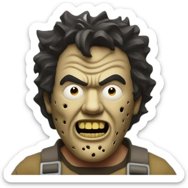 Leatherface sticker