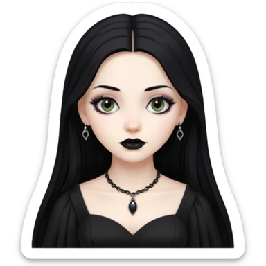 Zunbi mulher gótica sticker