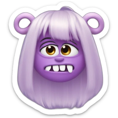 boo from monsters inc sticker