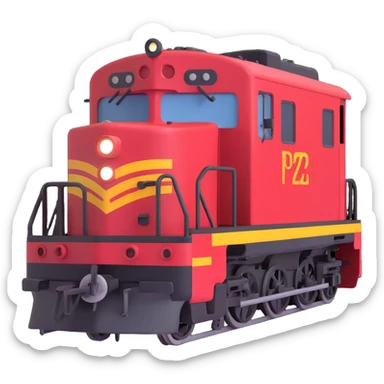 Pennsylvania railroad electric locomotive sticker
