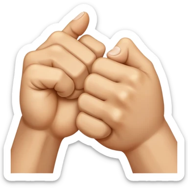 fist bump sticker