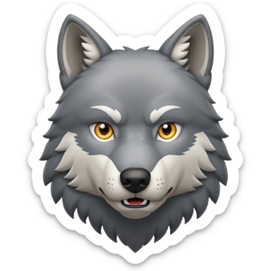 Alpha Wolf sticker
