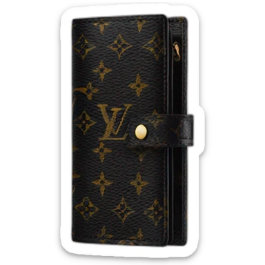 Black Louis Vuitton demier wallet sticker