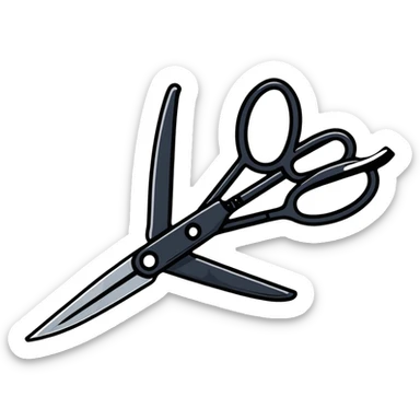 scissors sticker