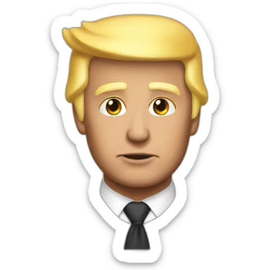 Trump is flying to jail sticker