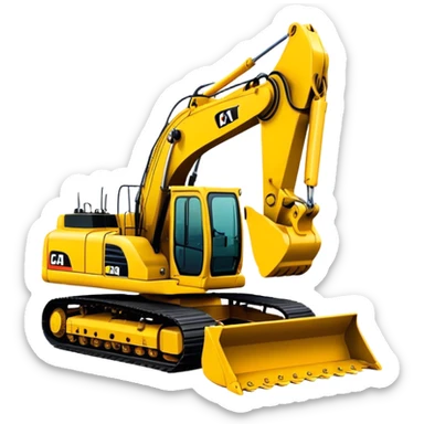 Excavator - Caterpillar 330 (Model Year: 2022) (Iconic colour: Yellow) sticker