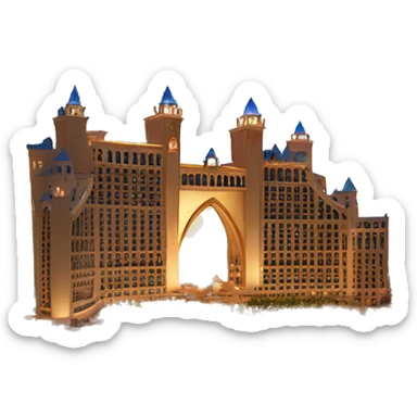 Atlantis the Palm  sticker