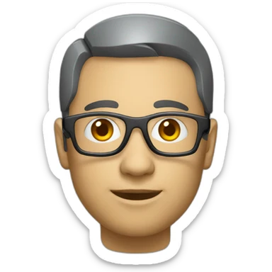 Robotic software engineer sticker