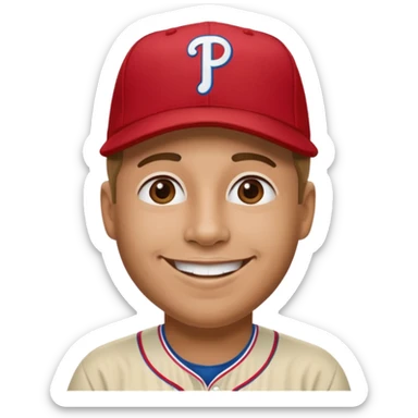Phillies fan sticker