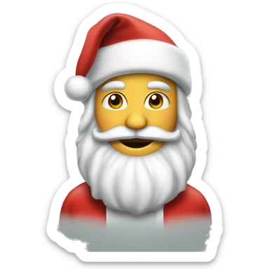 Santa clause Christmas wonderful sticker