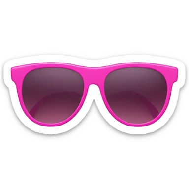 Pink sunglasses  sticker