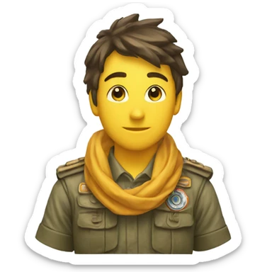 Foulard scout (objet) sticker