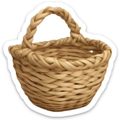 heart basket sticker