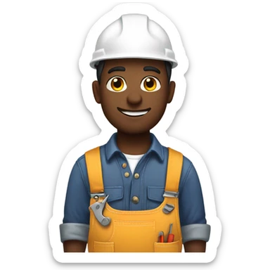 Me as a handyman sticker