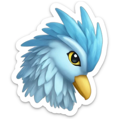 head hat ice Articuno pokemon pixelmon sticker