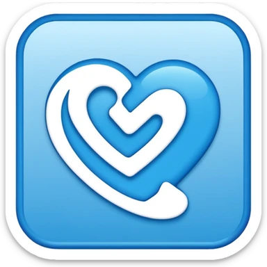 Instagram blue verified tick with curly border and sky blue color inside tick icon sticker