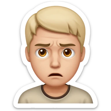 Annoyance/anger - feeling of irritation or displeasure' sticker