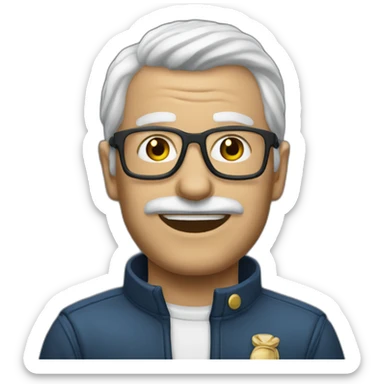 Jean claude vandame  sticker