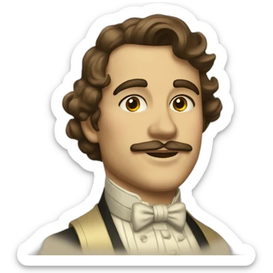 Belle-époque-guy sticker