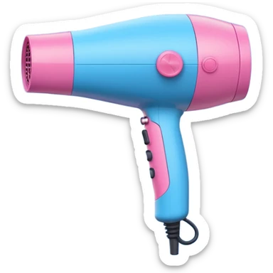 Cute Hair dryer, different design sticker