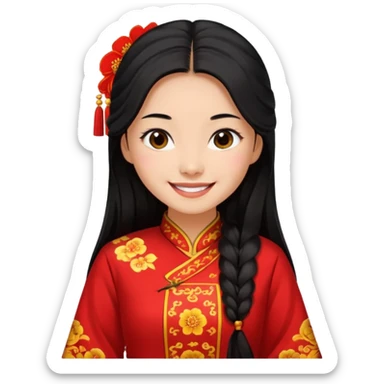 douyin girl sticker