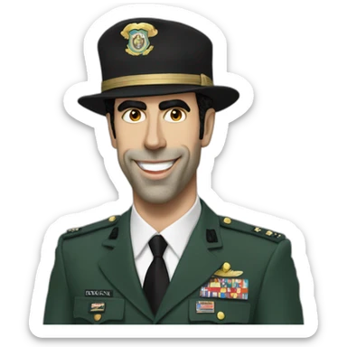 Sacha Baron Cohen sticker