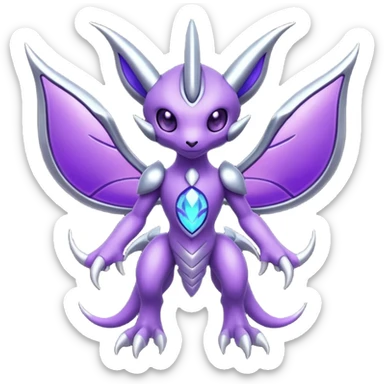 Genesect-Miraidon-Lunala-Fakémon-hybrid-creature (full body)  sticker