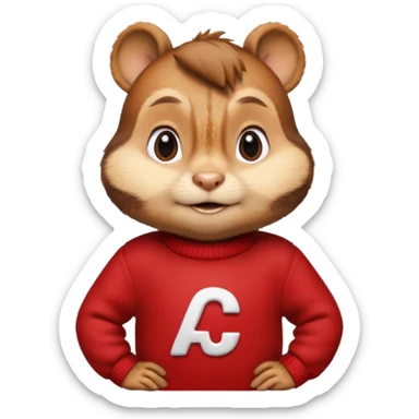 Alvin chipmunk sticker