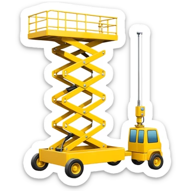 aerial work platform sticker