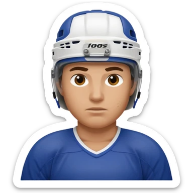 hockey player sticker