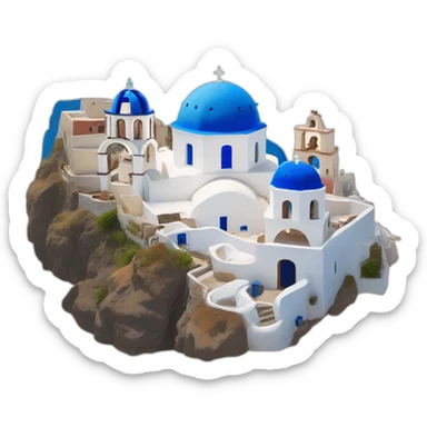 Santorini sticker