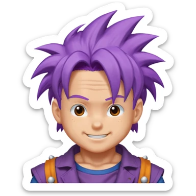 Trunks from DBZ nodding sticker