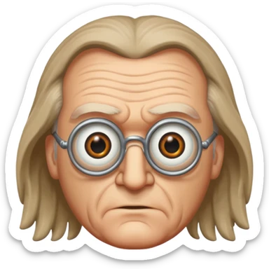 Alastor Moody with one Artificial eye and ordinary eye sticker