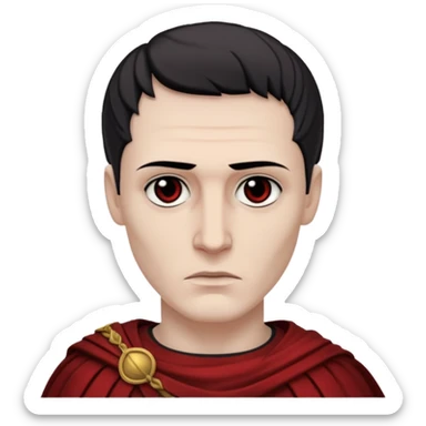 julius caesar young evil sticker